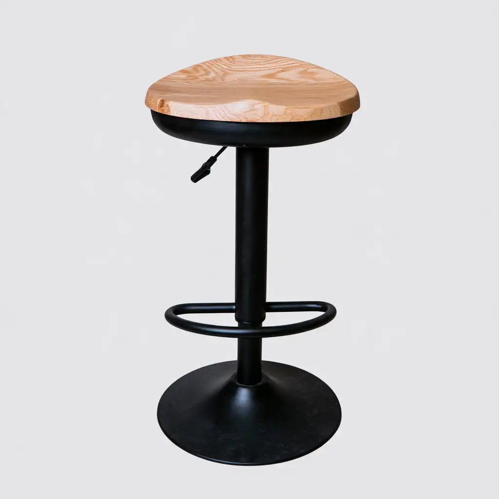 Sgabello da bar dalle linee moderne, marrone e nero, per la casa